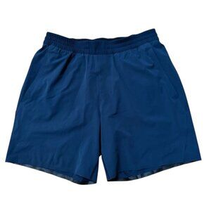 Lululemon Men Channel Cross Swim Shorts 7" True Navy Size Medium